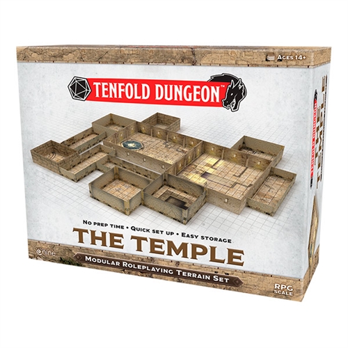 DnD - The Temple - Modular Roleplaying Terrain Set - Tenfold Dungeon